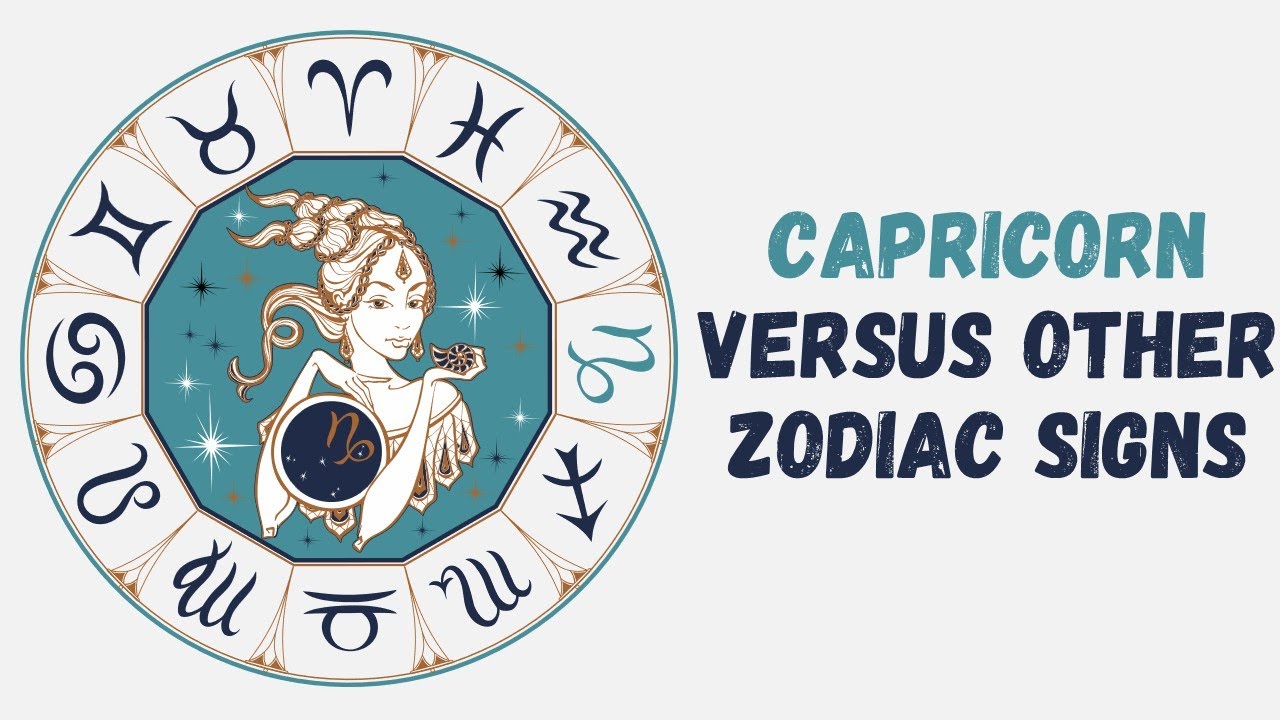 Capricorn versus All Zodiac Signs #Capricorn
