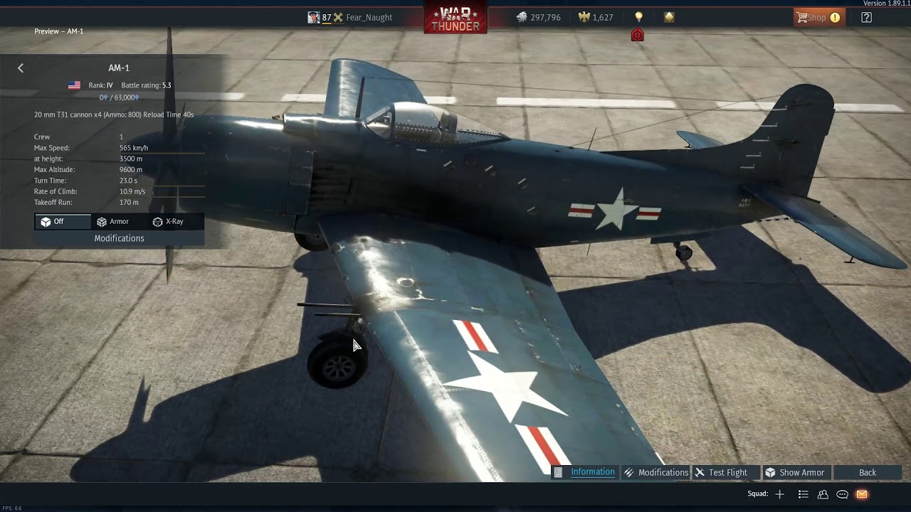 War Thunder Update 1.89 