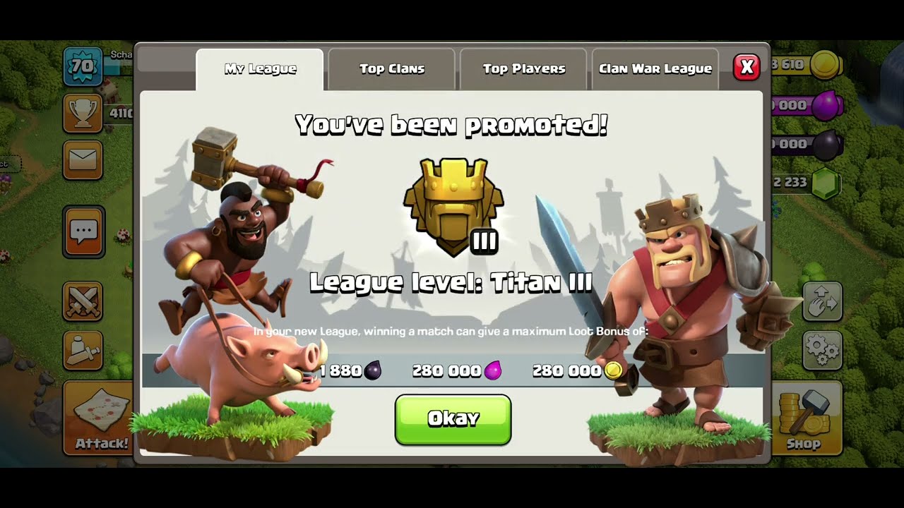 TH8 TITAN LEAGUE | Clash of Clans