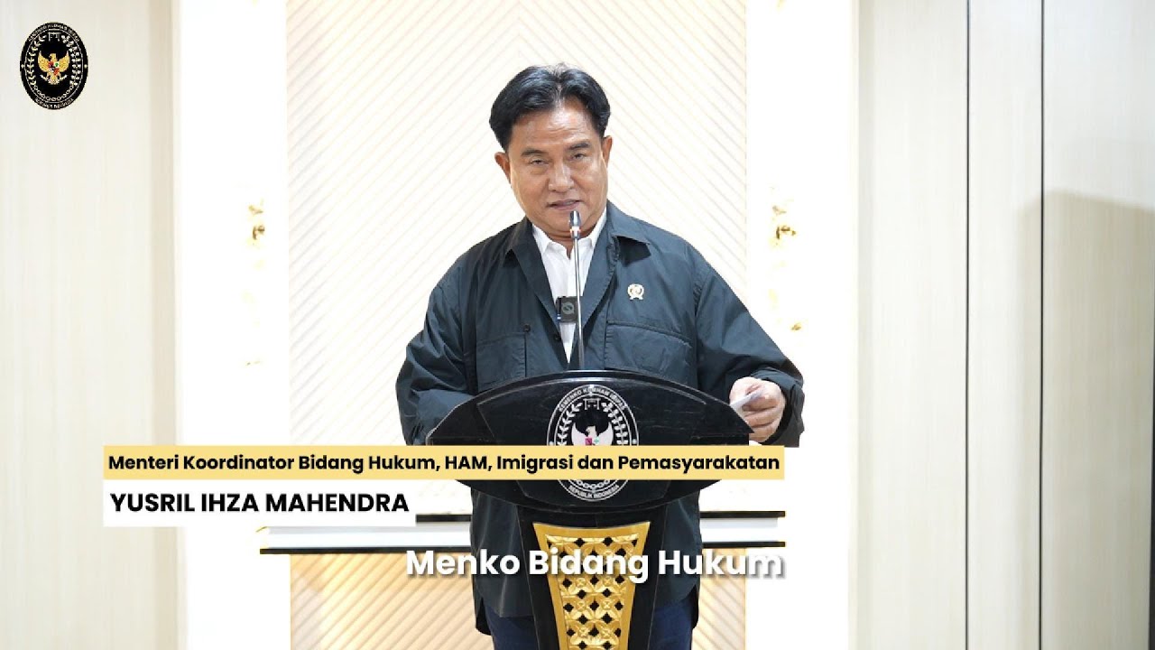 Press Conference Menko Yusril terkait Insiden Kematian Juliana Marins di Gunung Rinjani, NTB