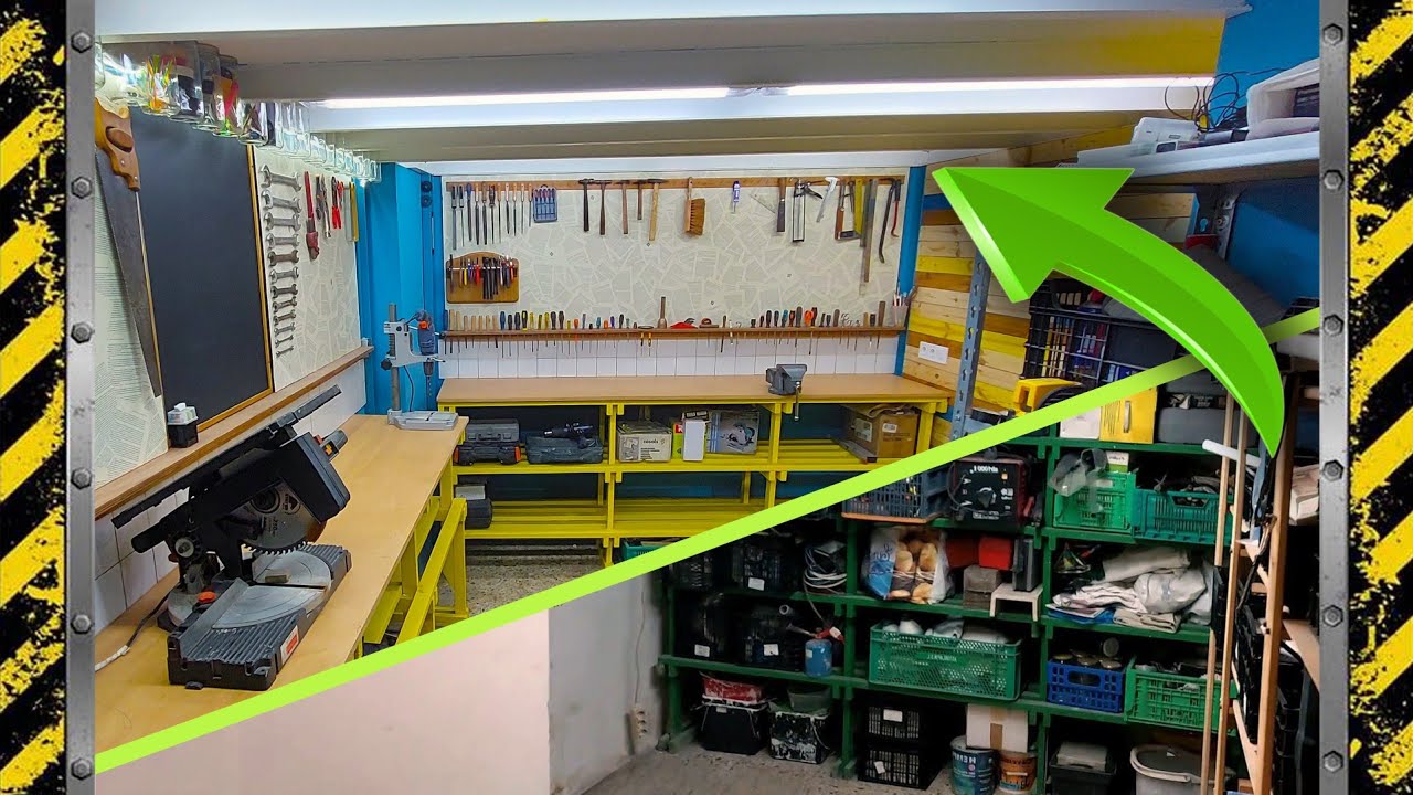 🏭 Transformación de TRASTERO en un TALLER DE BRICOLAJE. (recopilación)