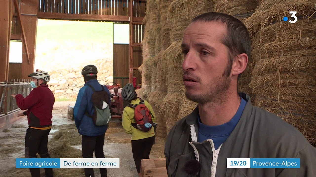 Champsaur : visite &agrave; la ferme en VTT &eacute;lectrique