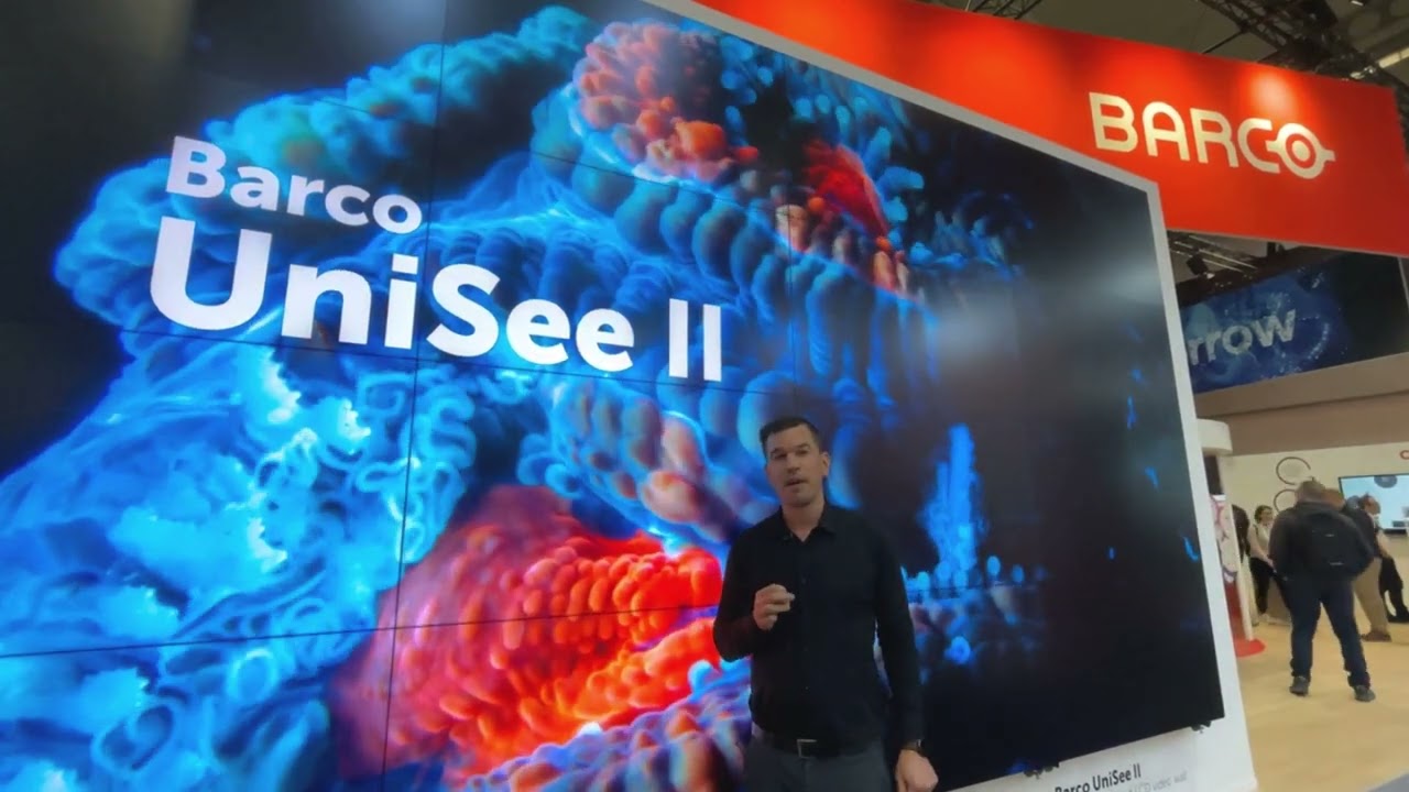 ISE 2024: Experience the Barco UniSee II LCD video wall