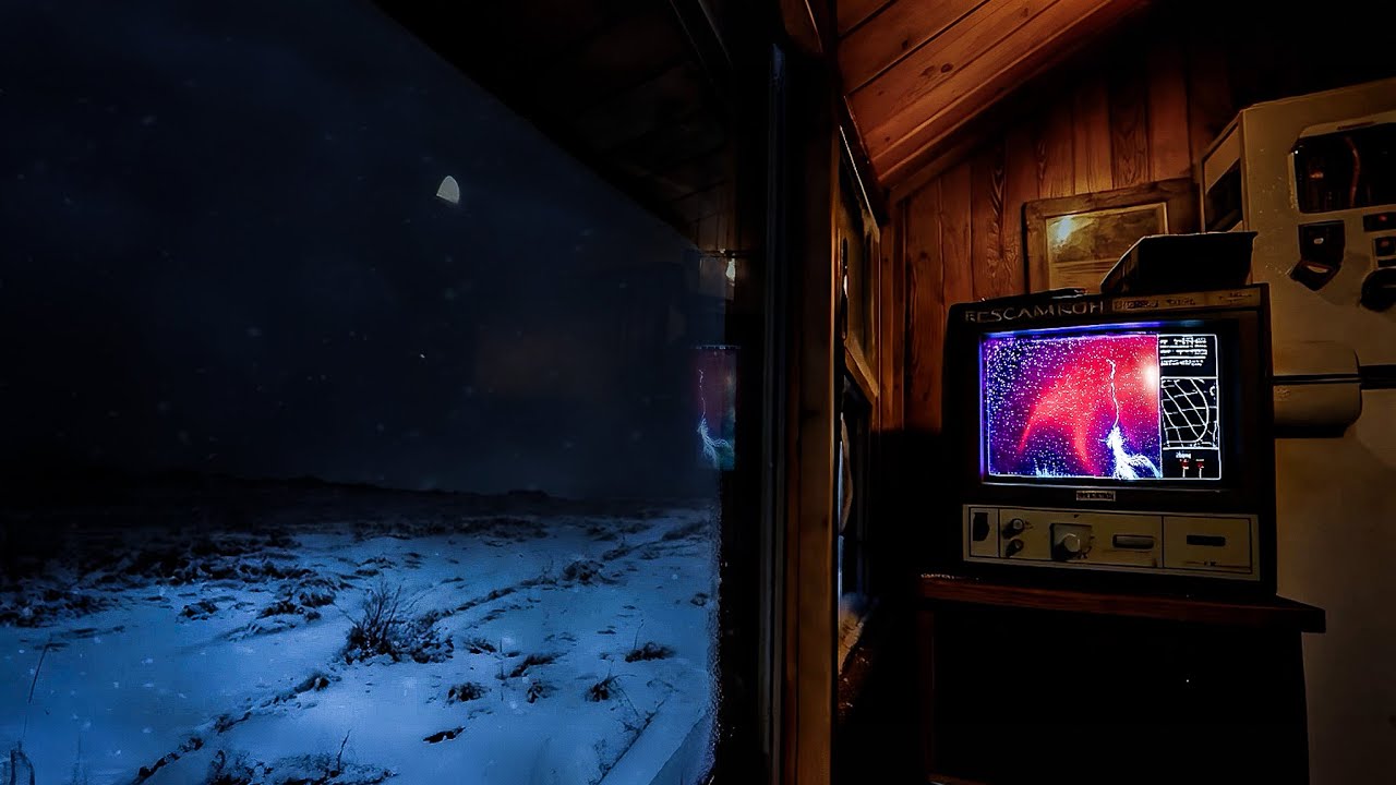 Eerie Thundersnow is Approaching | Deep in the Mountains | Collecting Data Inside Cabin | 3 HOURS
