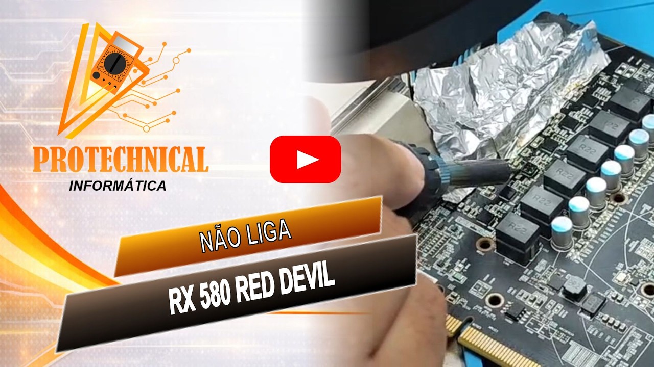 RX 580 RED DEVIL NÃO LIGA (RESOLVIDO)