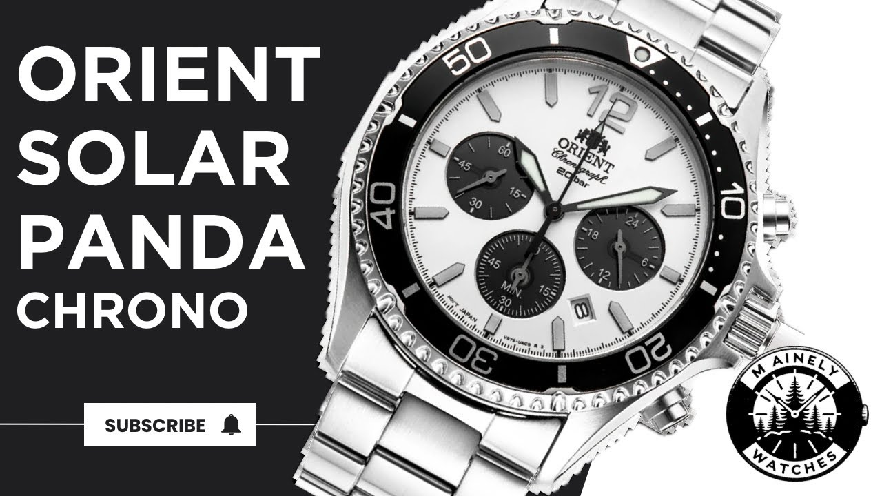 ORIENT MAKO Solar Panda: хронограф, который просто сломал часы в 3 раза дороже их цены!