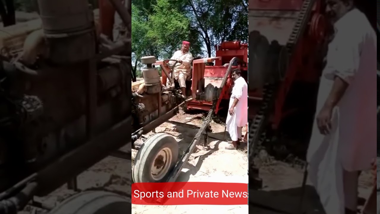 Tractor hovester