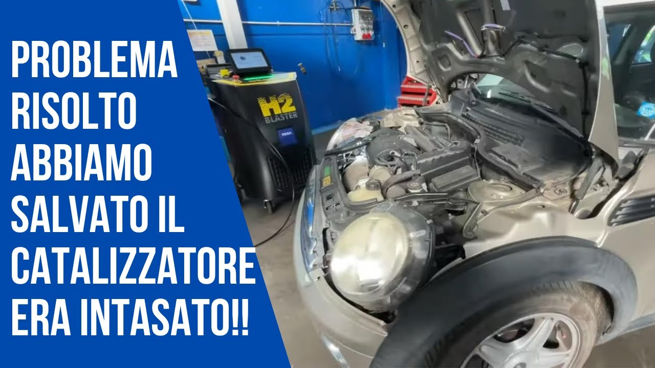 Decarbonizzazione Mini 1.6  120CV spia motore accesa, catalizzatore intasato