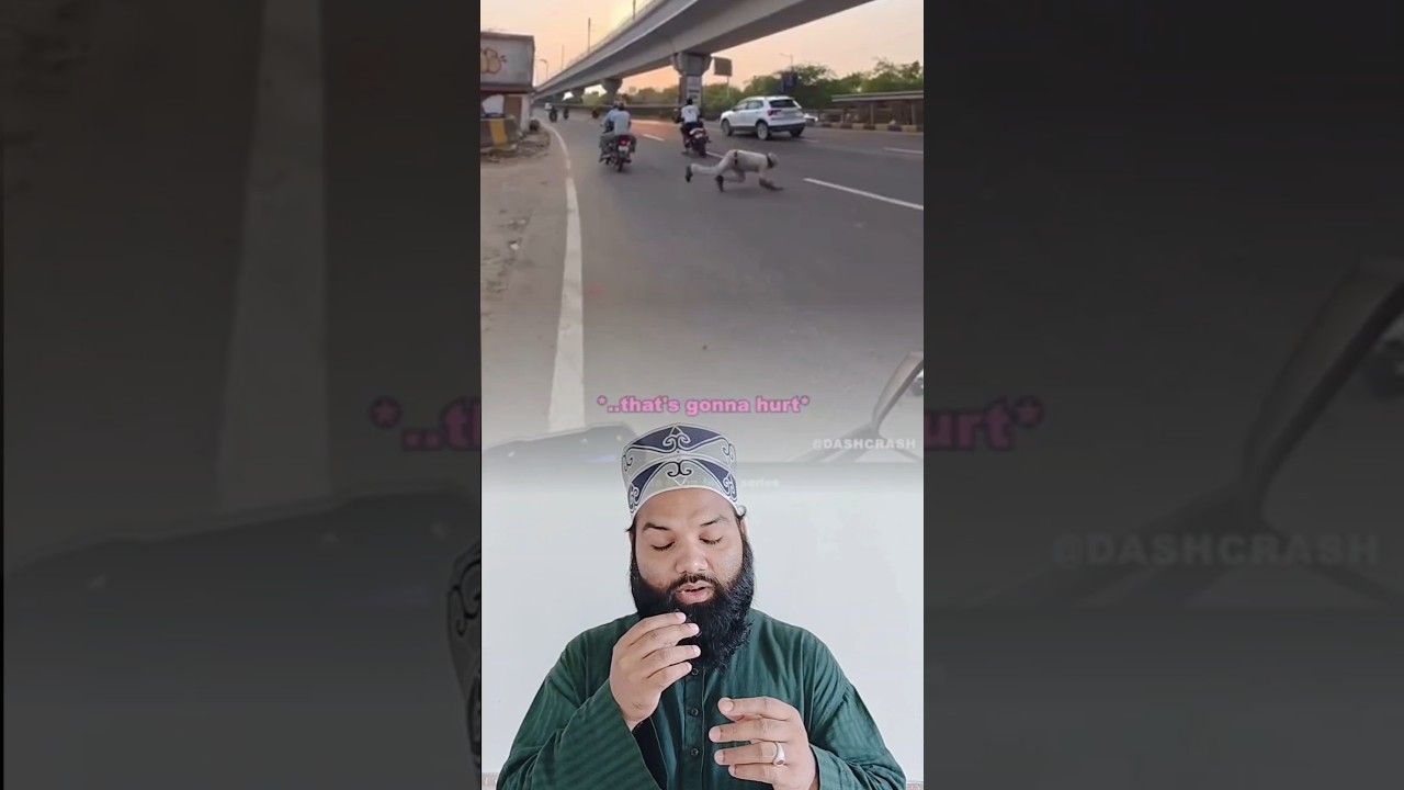 Police Officer Narrow Escape! 😱 Police wale ka khoofnak accident hote hote bacha | Reaction Video
