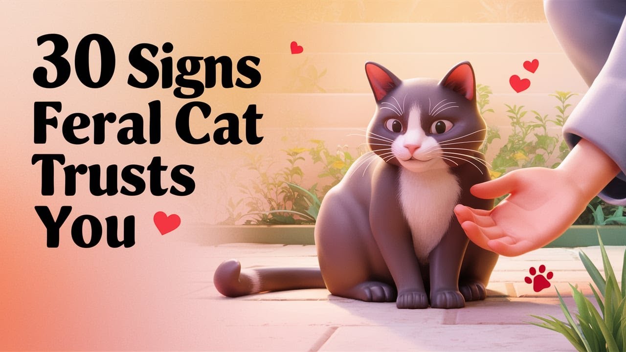 30 Signs Feral Cat Trusts You | Pets Caring Hub