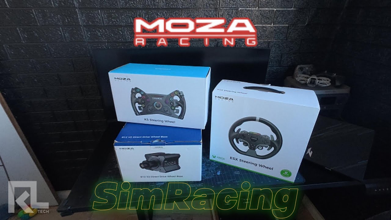 Setup SIMRACING Completo🔥 Moza R12 V2 + Volantes ESX e KS + Pedais SIMJACK