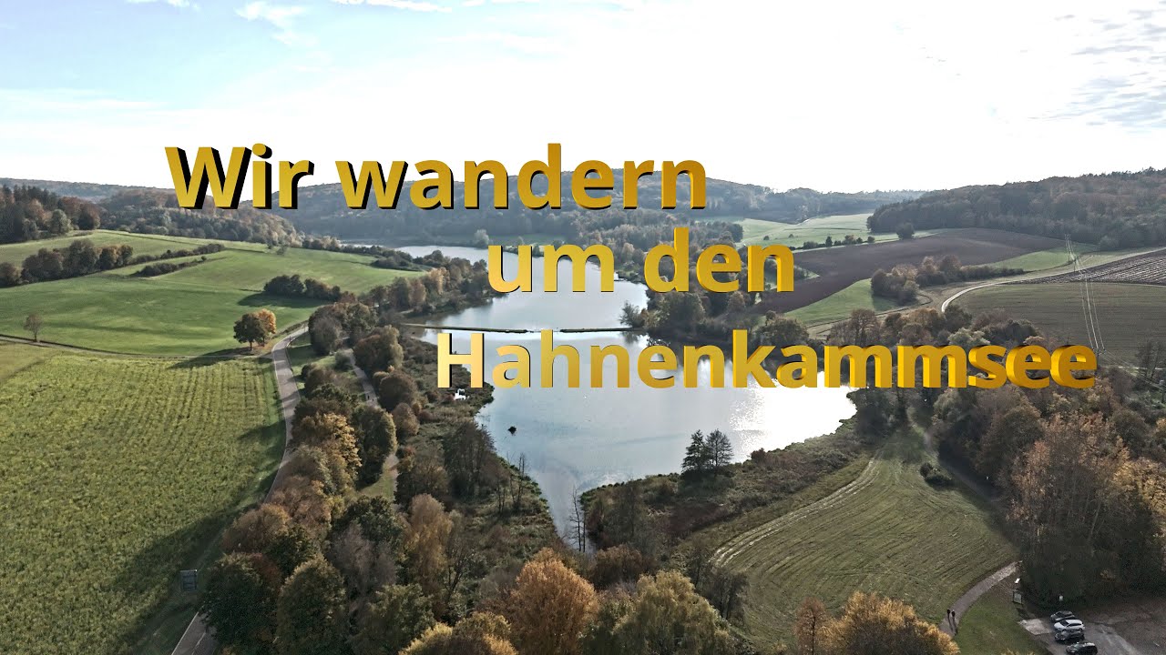 Wir wandern um den Hahnenkammsee, auch Hechlinger See genannt, Landkreis Weißenburg-Gunzenhausen