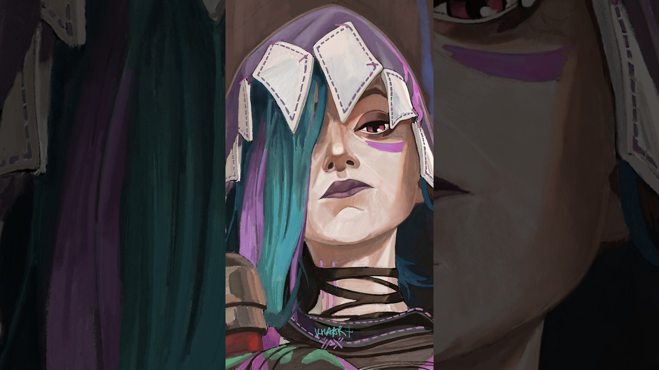 JINX | ARCANE ☄️✖️🎨 #slavakhaar #KhS_art #art #jinx #arcane #arcaneleagueoflegends
