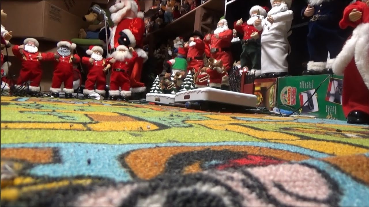 Christmas Fantasy Jingle Bell Rock Santa Collectibles La Gula, Baxter and Wonderland Bear Band