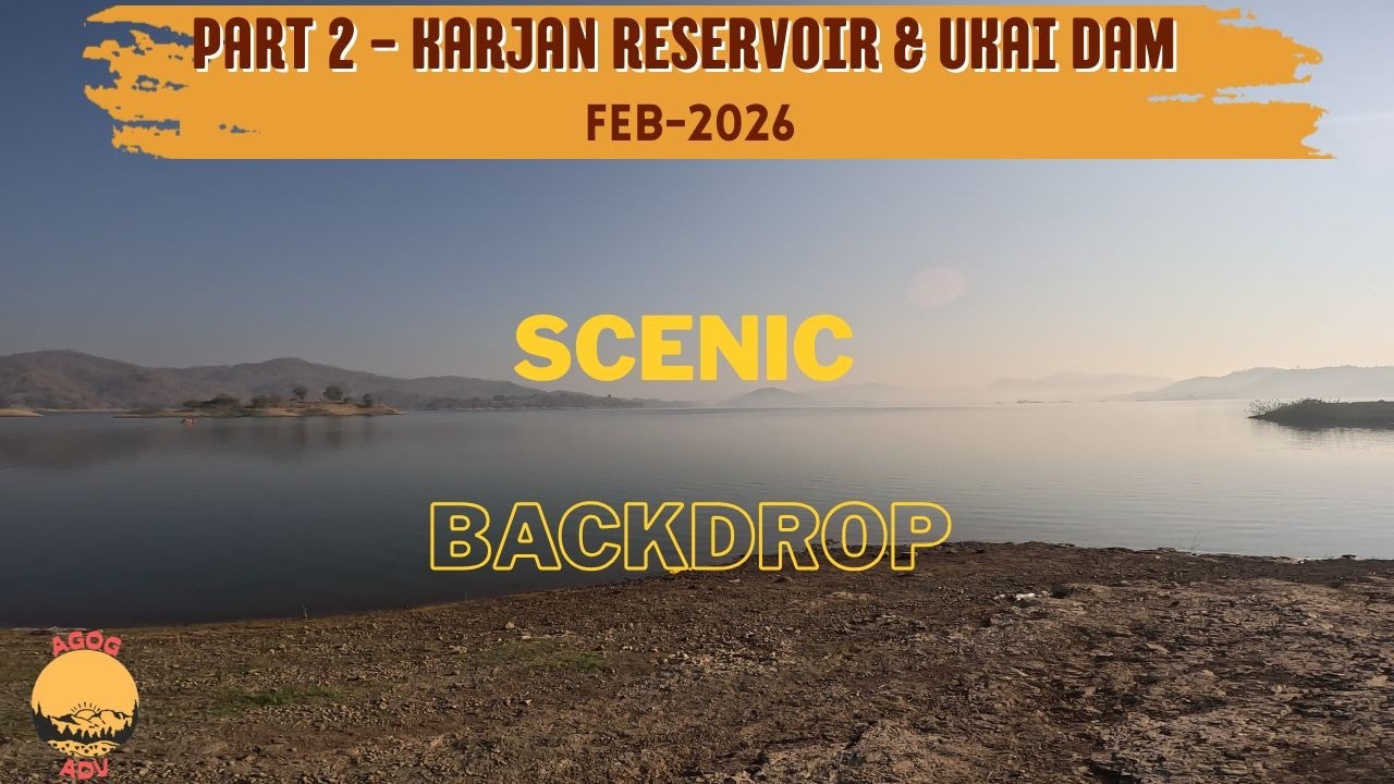 Part 2 - Return Journey to Jalgaon | Karjan Reservoir & Ukai Dam Viewpoint | Yezdi Adventure