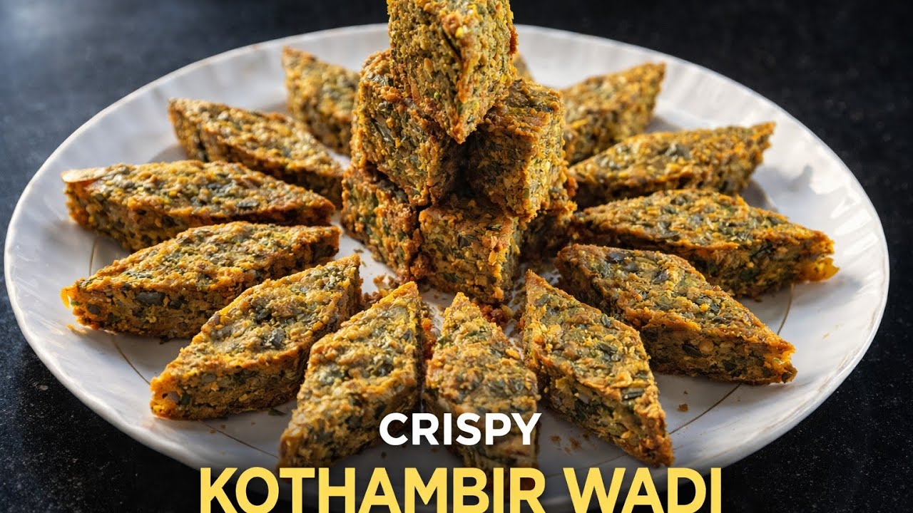 Crispy Kothambir wadi 