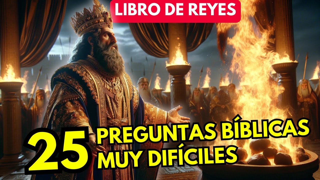 25 Preguntas MUY Difíciles del Libro de Reyes que CASI NADIE LOGRA 📖🔥 | Quiz Bíblico