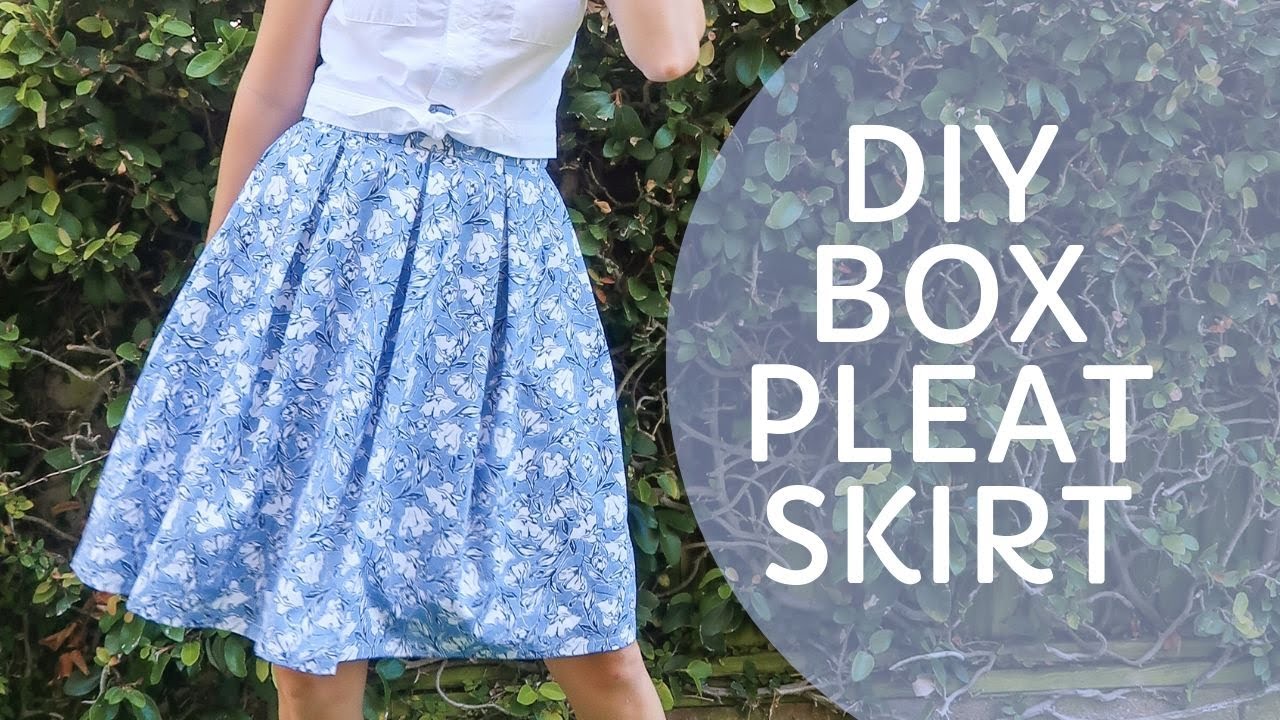 DIY Box Pleated Skirt | McCall's 6706 Sewing Tutorial