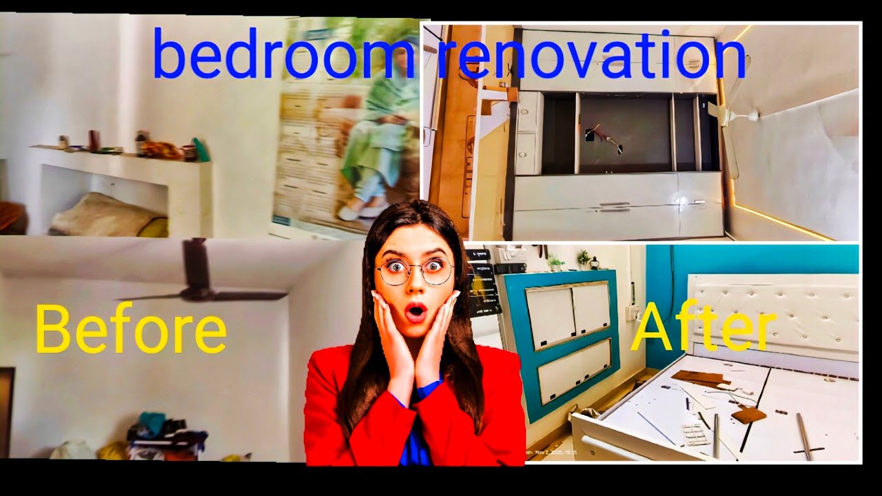 Bedroom renovation furniture electrical and painting work (@Mr.vloggar ) #renovation #furniture