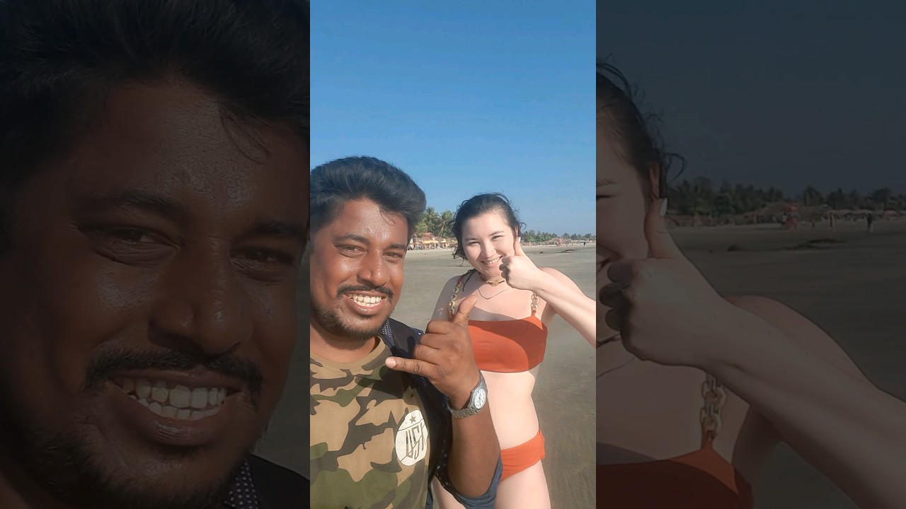 Meet stranger russian girl in goa 💗 part 2 