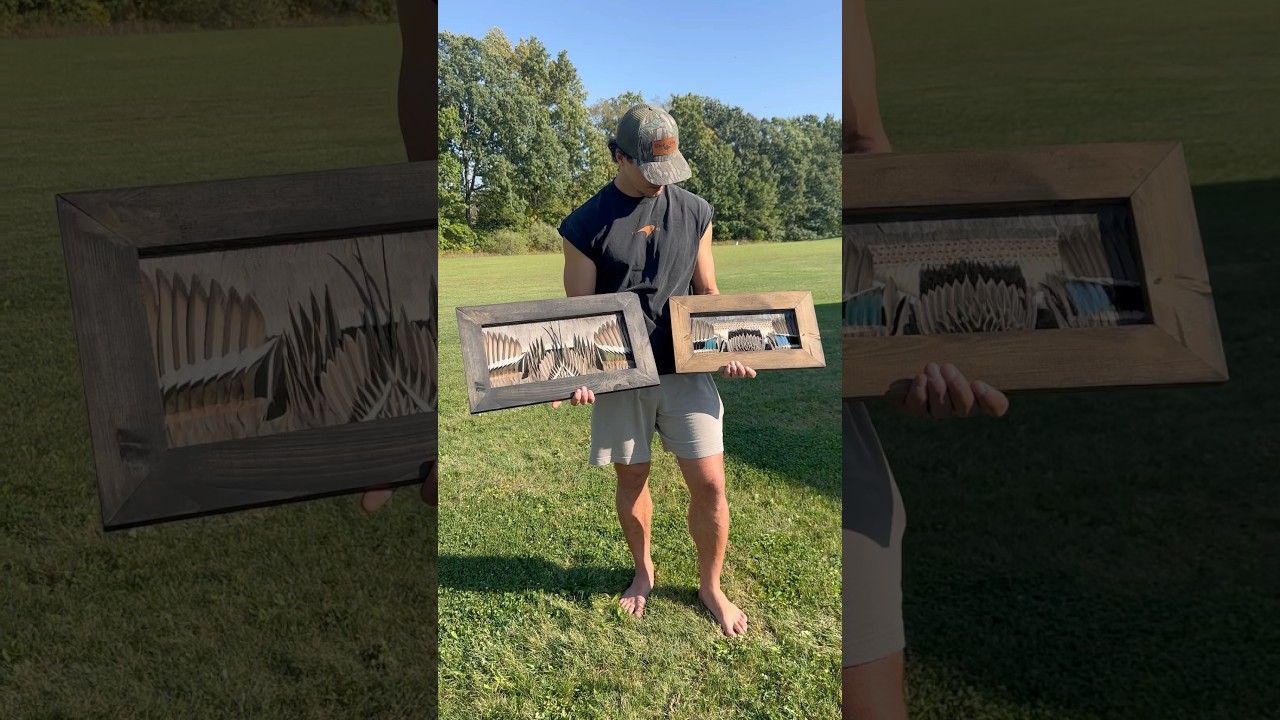 Waterfowl Feather Art #Art #FeatherArt #DuckHunting #WaterfowlTaxidermy #Artwork