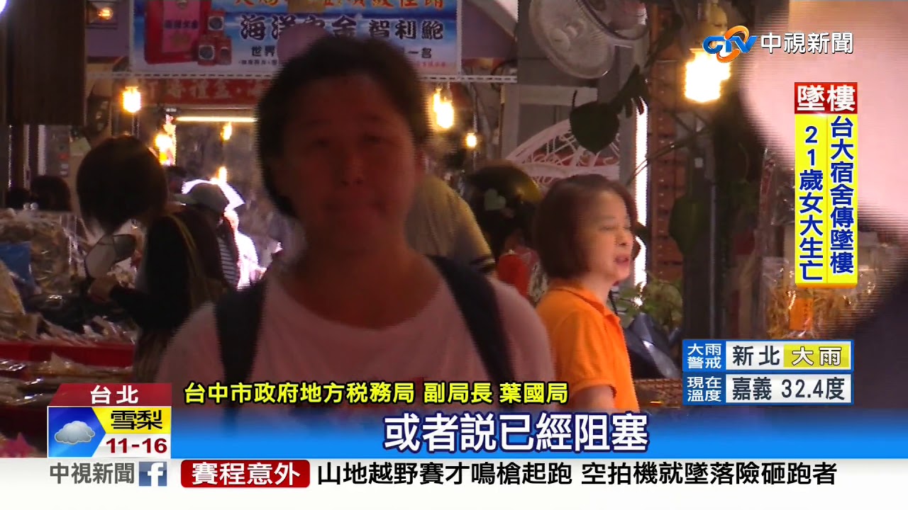 騎樓擺攤做生意 騎樓部分課徵房屋稅│中視新聞 20190830