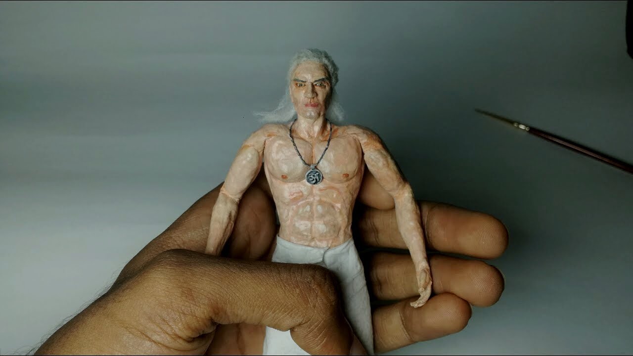 Sculpting The Witcher From Paper.