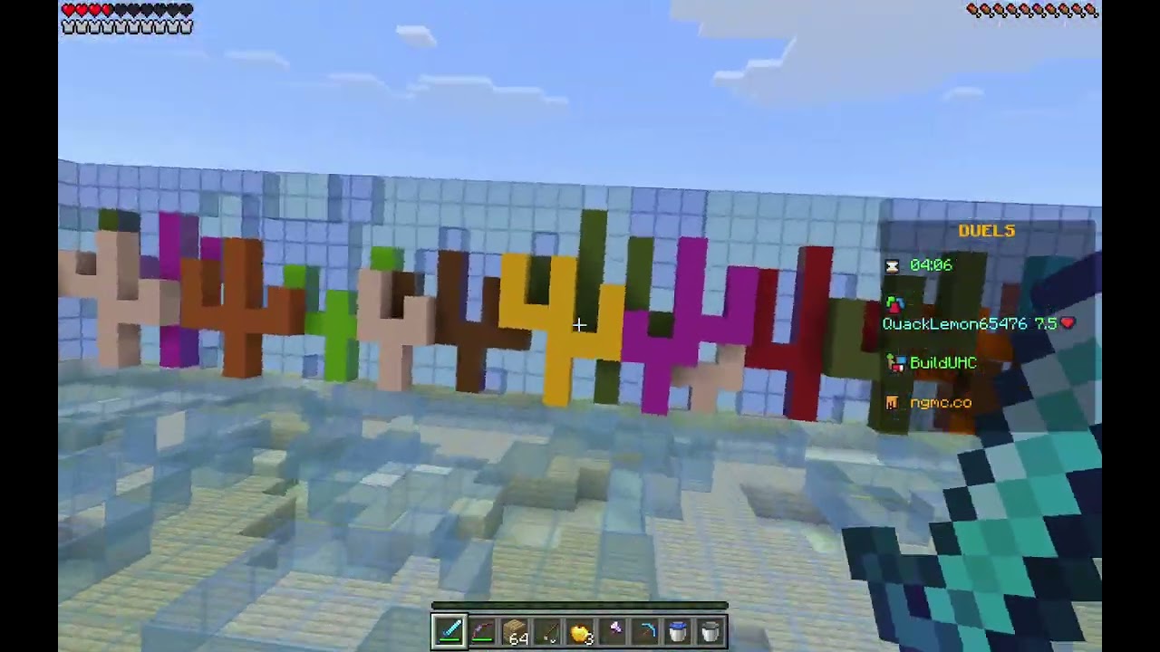 Minecraft PVP sunucusuna girdim!!!!!