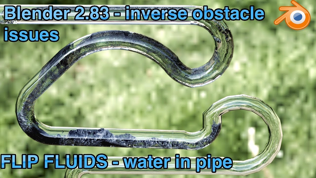 BLENDER 2.83 - FLIP FLUIDS SIMULATION - INVERSE OBSTACLE - ISSUES AND WORKAROUND