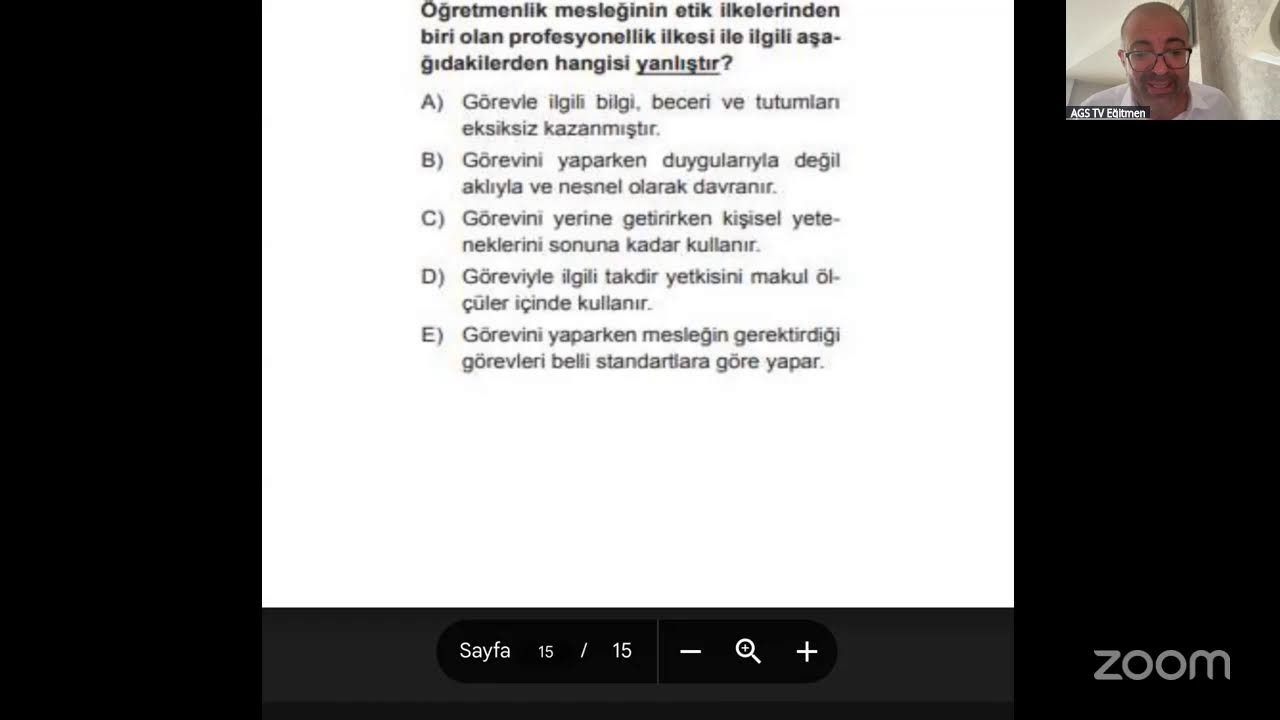 Prof.Dr.Mevlüt Gündüz Haziran Kampı Son Tekrar