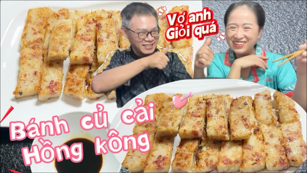 Turnip cake Chia sẻ cách làm chuẩn vị Bánh củ cải chiên Hồng Kông,cái kết quá bất ngờ