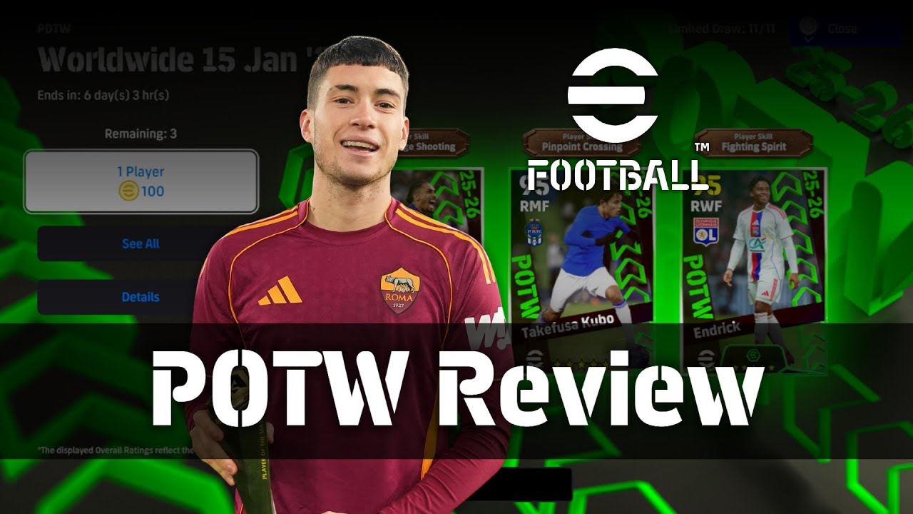 Обзор набора POTW от eFootball 15.01.2026
