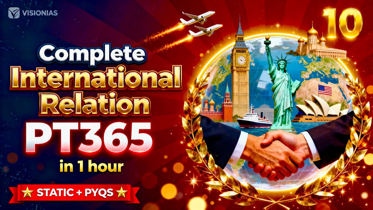 𝟭 𝗛𝗼𝘂𝗿 = 𝗜𝗻𝘁𝗲𝗿𝗻𝗮𝘁𝗶𝗼𝗻𝗮𝗹 𝗥𝗲𝗹𝗮𝘁𝗶𝗼𝗻𝘀 𝗗𝗢𝗡𝗘 🔥 | 𝗣𝗧𝟯𝟲𝟱 + 𝗣𝗬𝗤𝘀