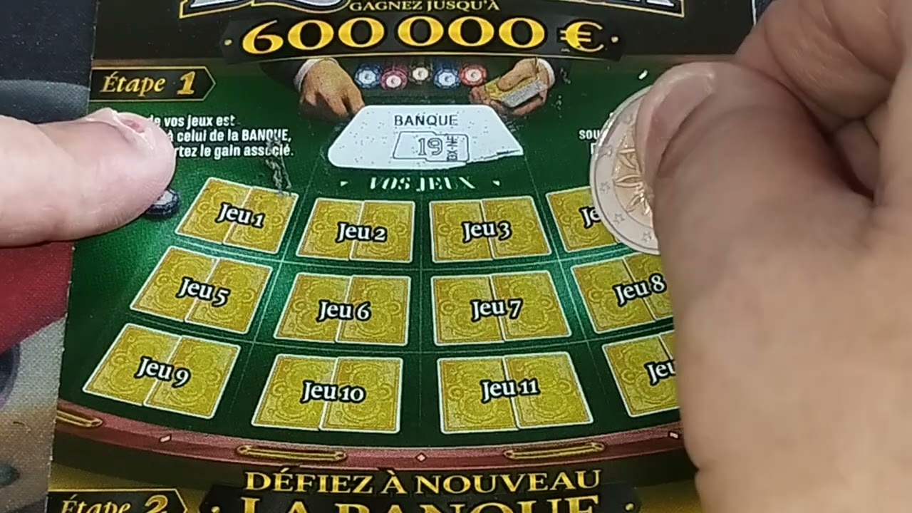 GRATTAGE DE 6 MAXI BLACKJACK
