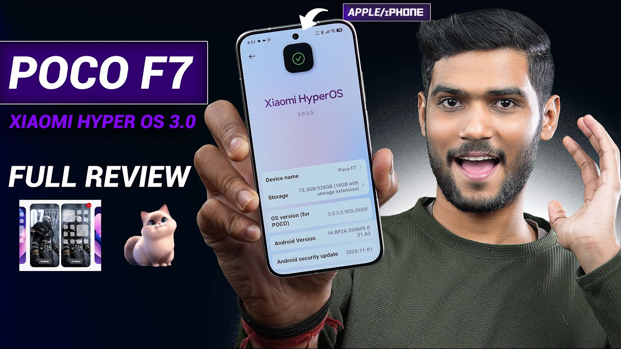 POCO F7 Xiaomi HyperOS 3.0 Stable Update Full Changelog | POCO F7 New Update Review
