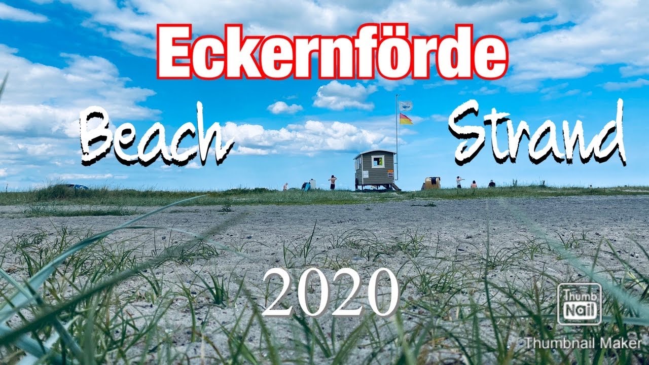 Eckernf&ouml;rde Strand Ostsee  Beach in North Germany