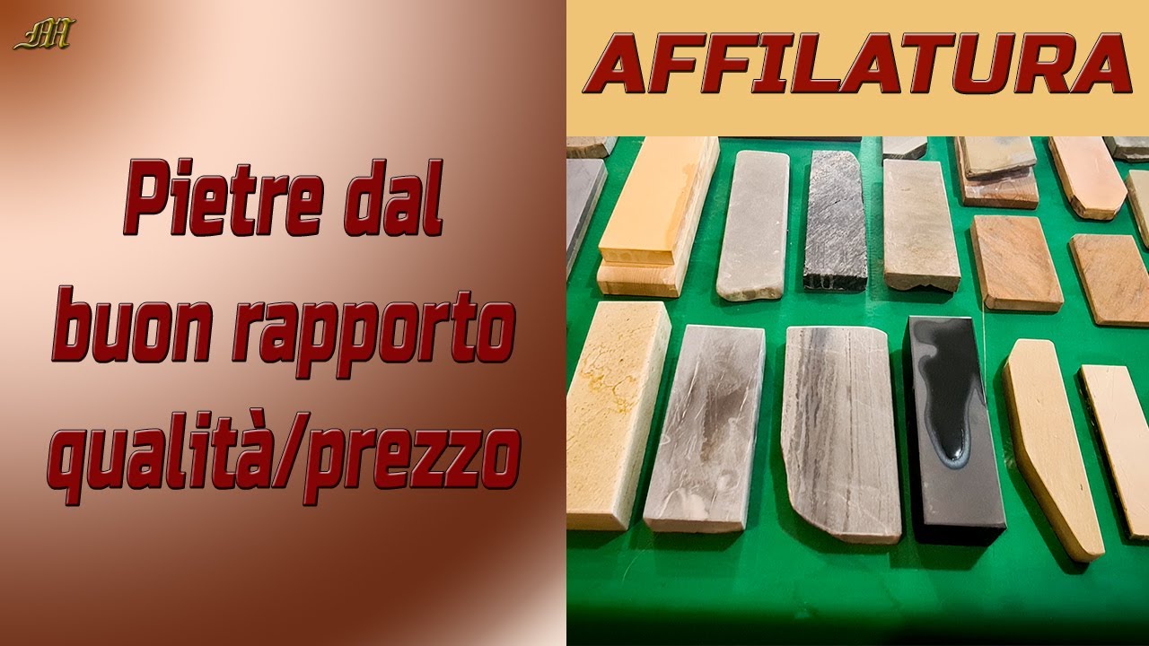 Affilatura rasoio a mano libera. Parliamo di pietre dal buon rapporto qualit&agrave;/prezzo.