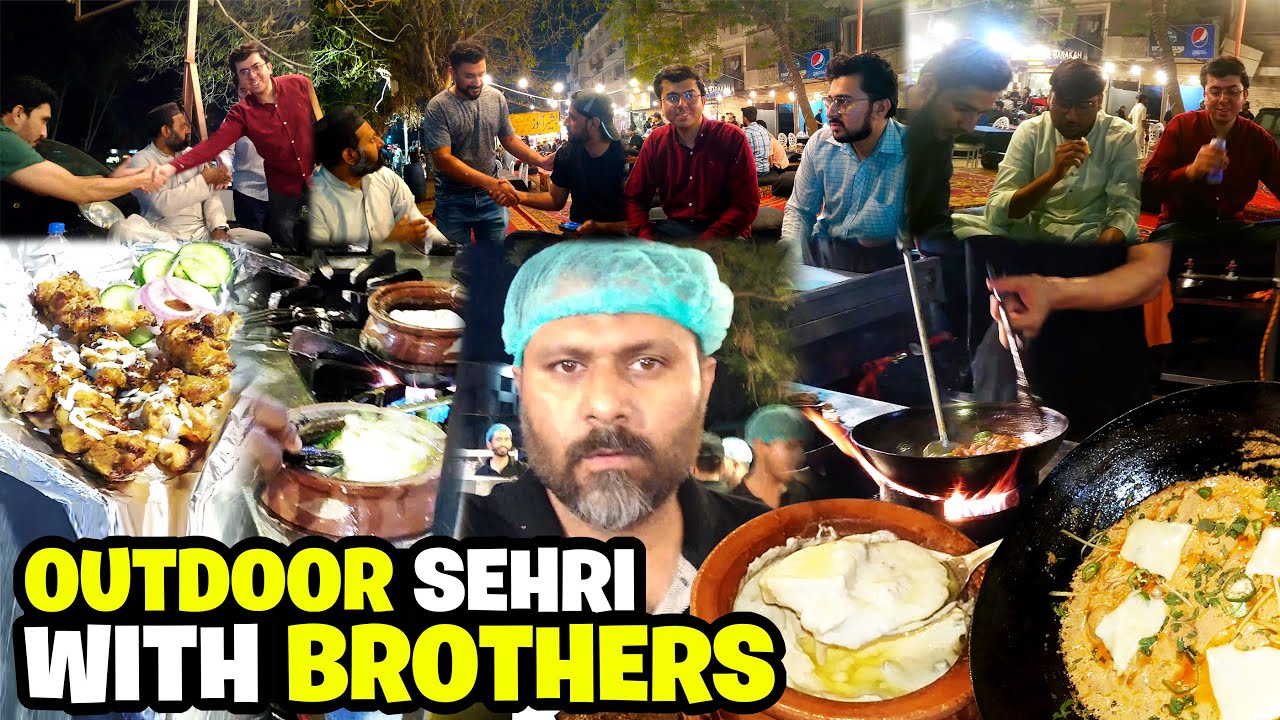 Outdoor Sehri at STOVE CLUB, KARCHI | Shahi Karhai | Paneer Reshmi Handi | BBQ | Best Pakistani Food