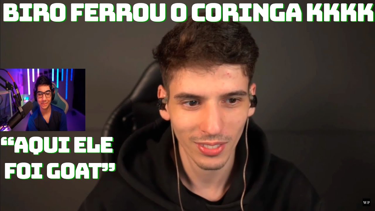 OVOTZ REAGINDO AO BIRO COLOCANDO O CORINGA EM PROBLEMA KKKK!!!