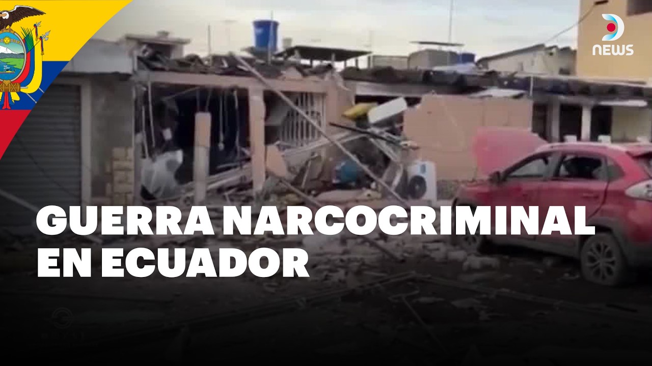 Alerta en Ecuador por guerra narco con explosivos entre 