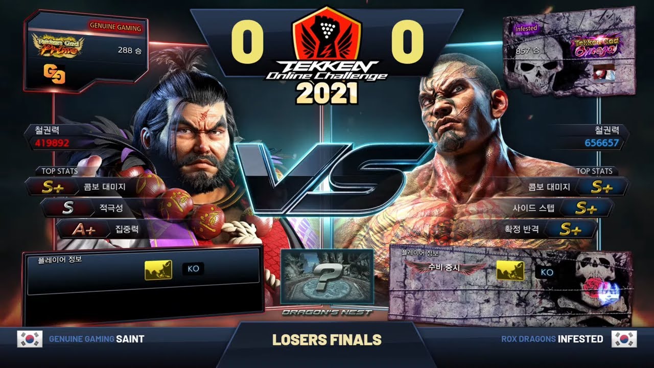 Genuine Gaming Saint (Ganryu) vs ROX Infested (Fahkumram) - TOC 2021 Korea Losers Finals