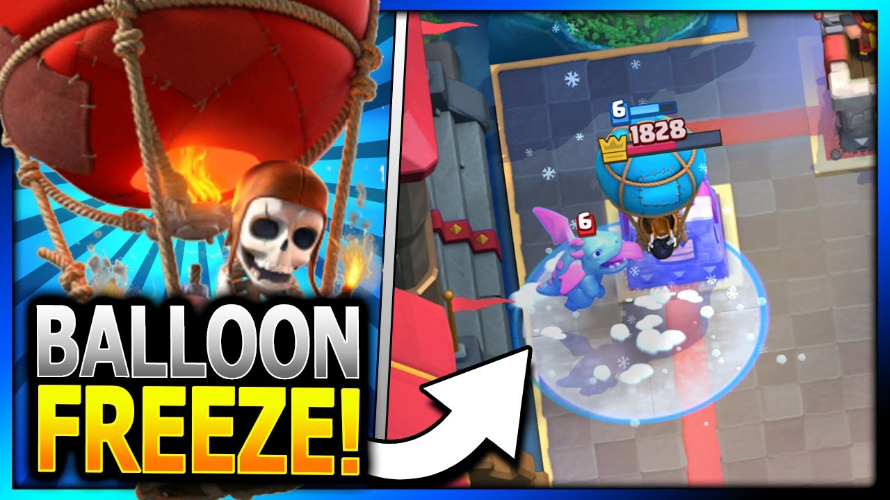 INSANE LOON FREEZE CYCLE DECK w/ NO LEGENDARY!! Balloon Freeze Fast Cycle Deck in Clash Royale