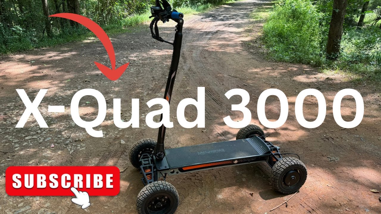 The X-Quad 3000 4-wheel scooter is it good? #travel #cycleboard #x-quad3000 #scooter #review #fyp