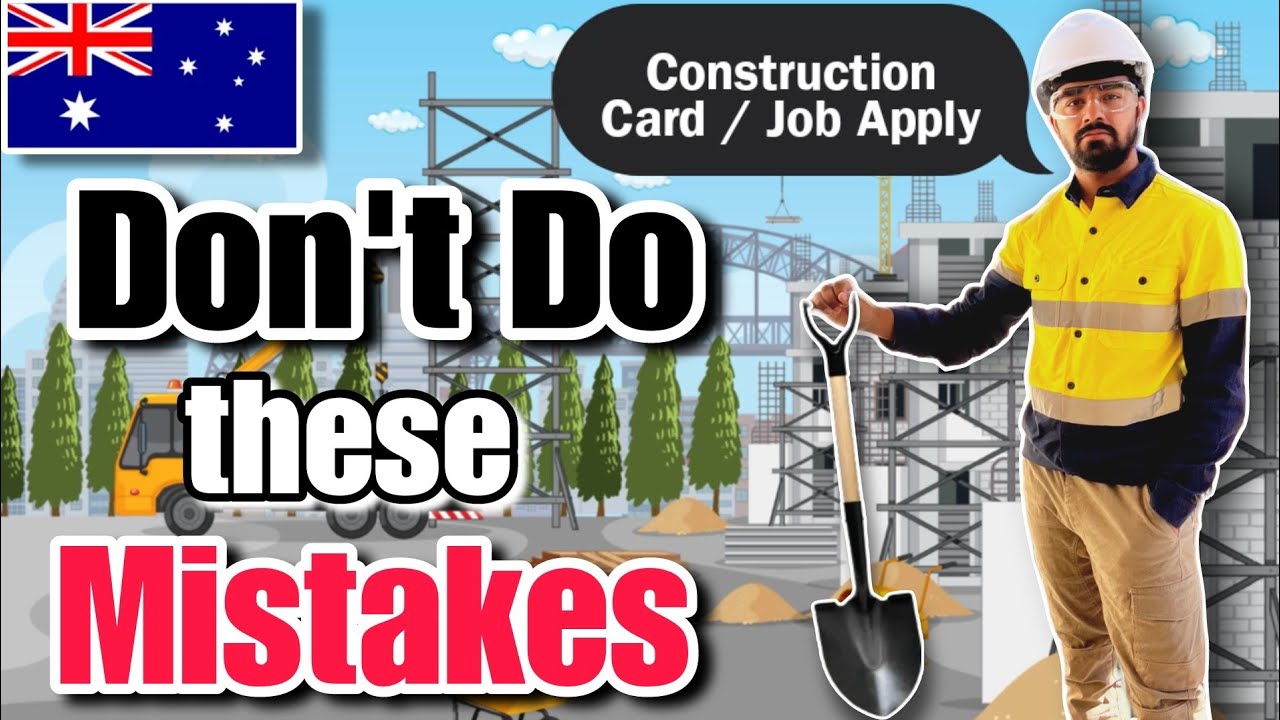 Construction Card Process | White Card | Don't Do These Mistakes | Perth, Australia | Alpha Gourav