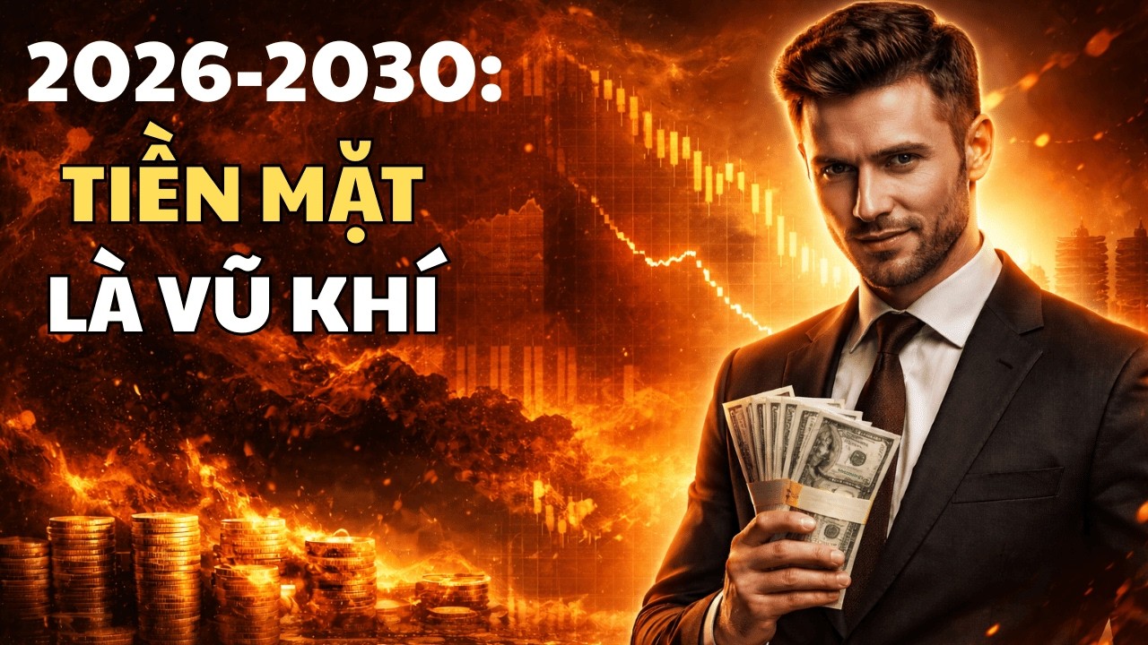 Chu Kỳ Khắc Nghiệt 2026–2030: Khi Tiền Mặt Trở Thành Vũ Khí Tối Thượng