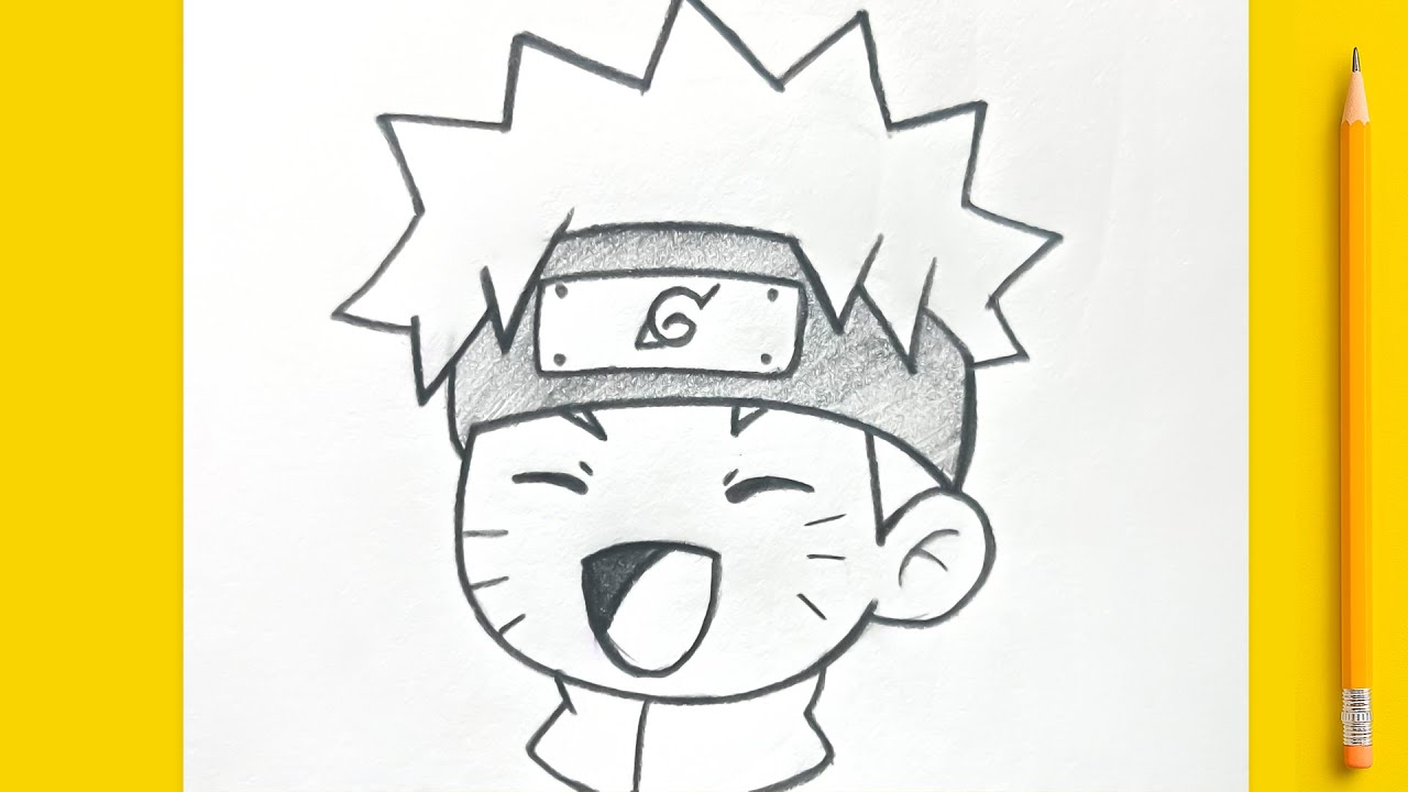 Dibujos f&aacute;ciles &ndash; C&oacute;mo dibujar a Naruto paso a paso ✏️🍥 | Tutorial 2025