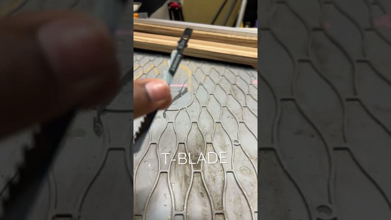 Jig Saw blade change U-Blade or T-Blade