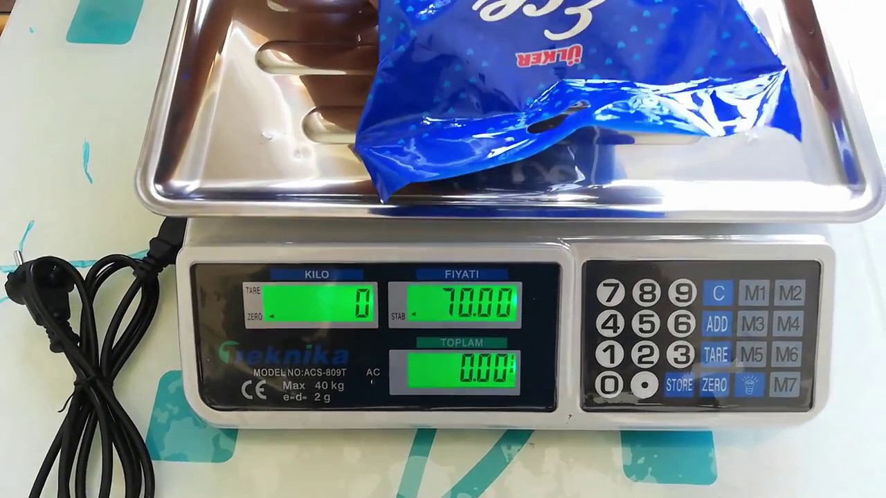 Teknika Dijital Elektronik Terazi (40 kg - 2 gr) 140 TL