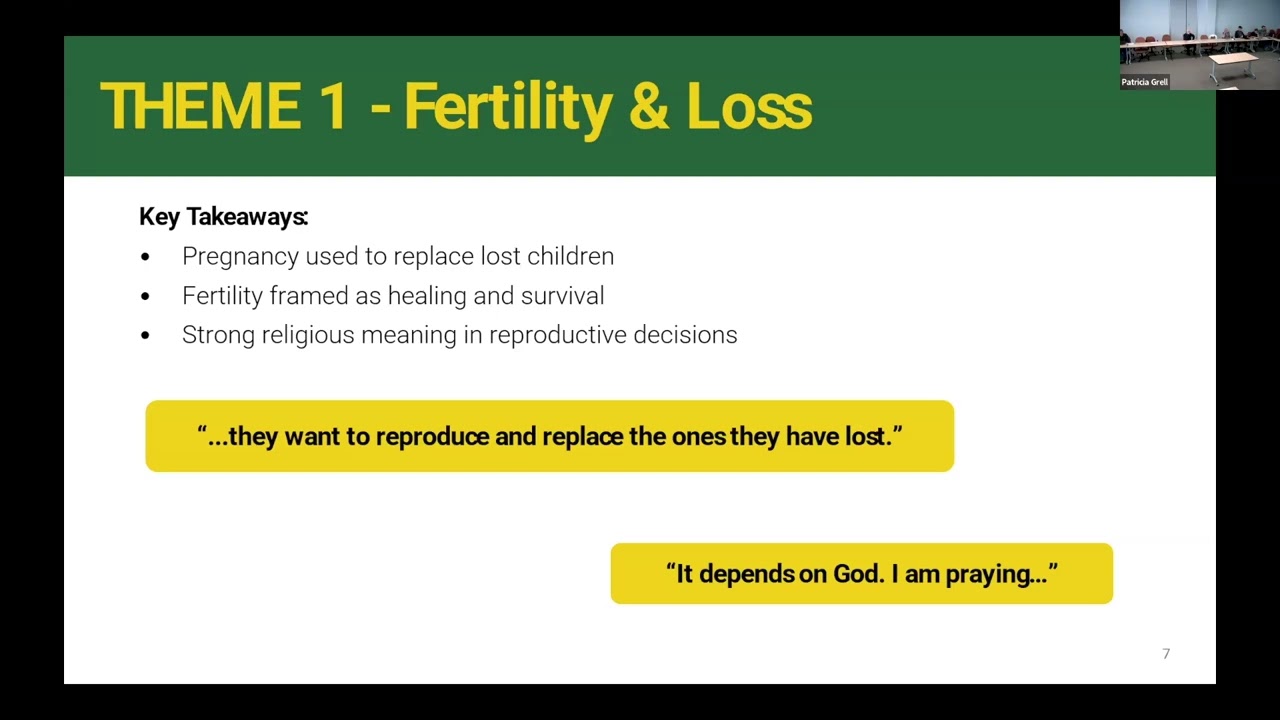 Trauma, Grief & Reproductive Decision Making