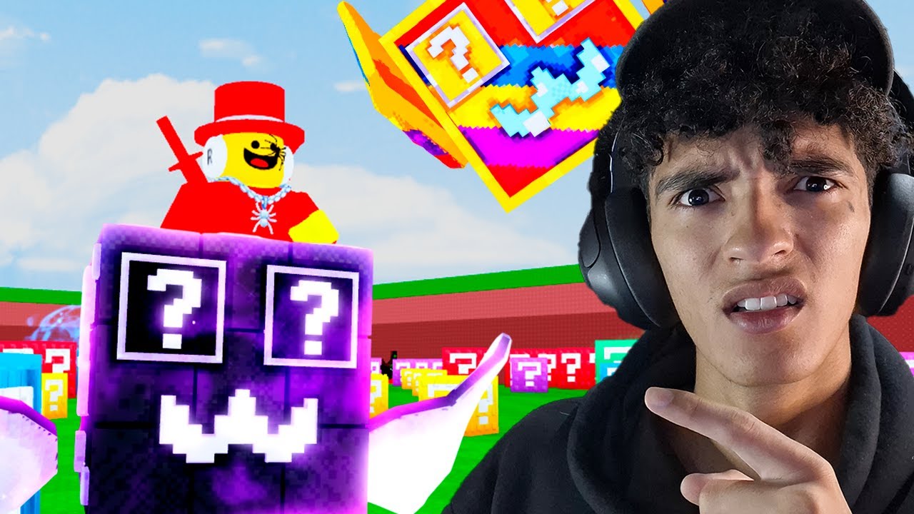 QUEBRANDO LUCKY BLOCKS SECRETAS PARA CONSEGUIR BRAIROTS NO ROBLOX!